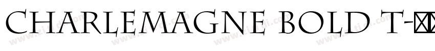 Charlemagne Bold T字体转换